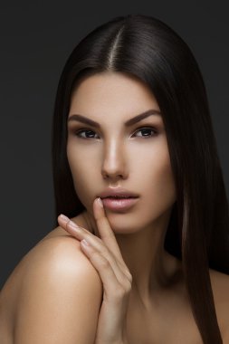 güzel bir kadın ile mükemmel cilt