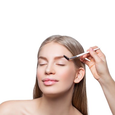 Kadın düzeltme kaşları formu