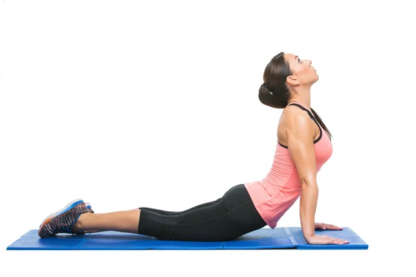 Beautiful woman making sport exercise — Stock Photo, Image