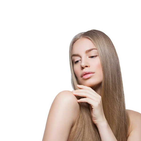 Girl with long hair — Stock Photo, Image