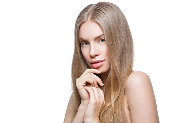 Chica con el pelo largo — Foto de Stock