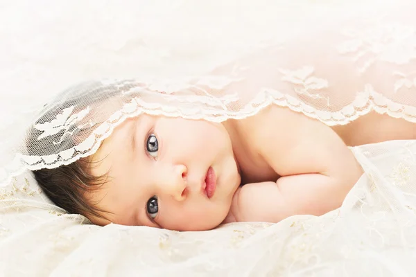 Close up newborn baby — Stock Photo, Image