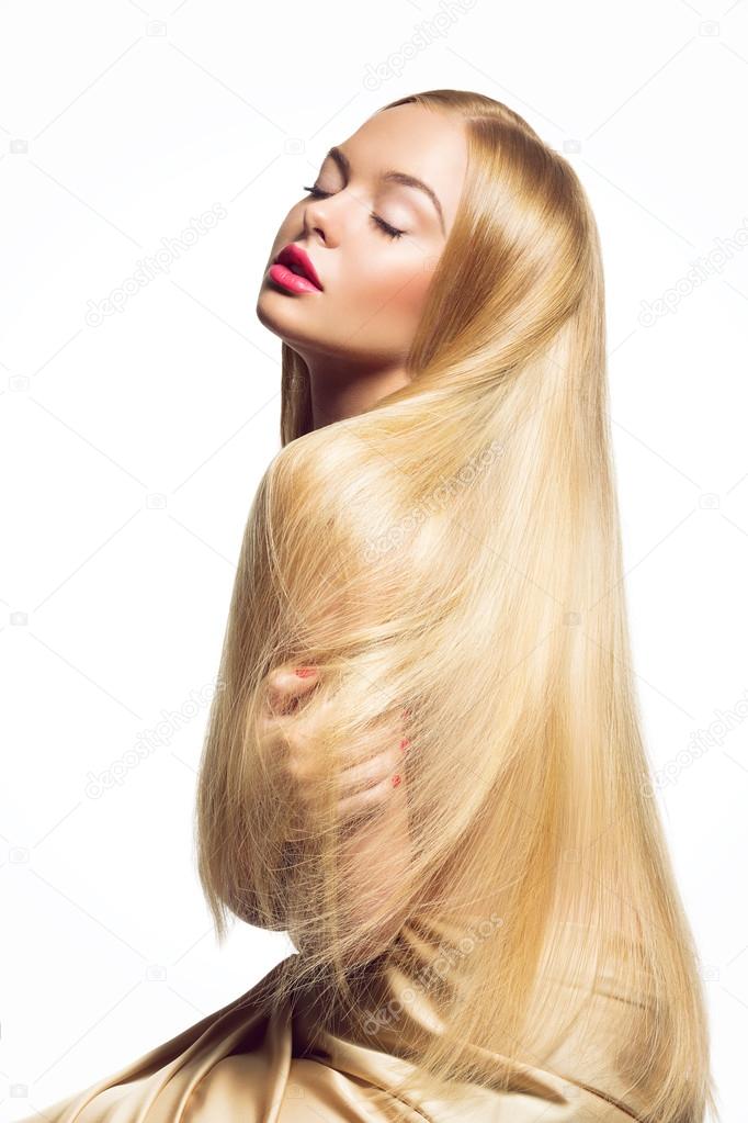 Girl with long hair
