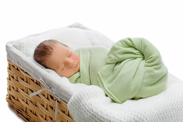 正在睡觉的新生儿 — 图库照片