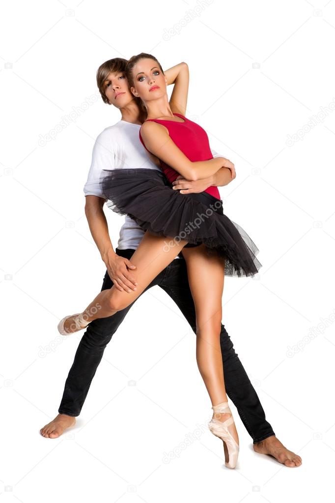 Beautiful ballet couple