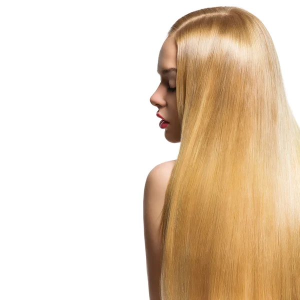 Fată cu păr lung — Fotografie, imagine de stoc