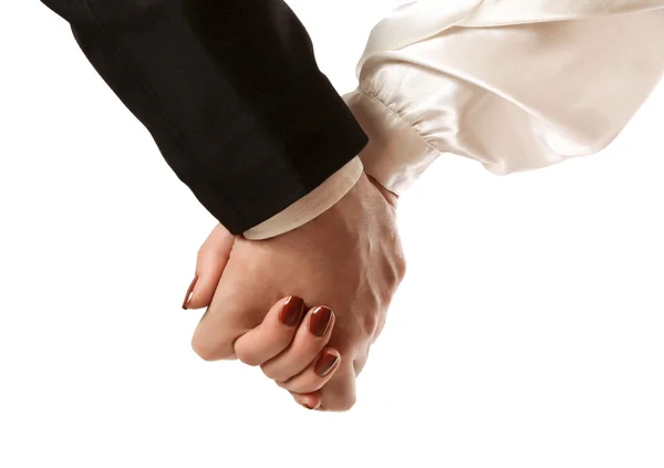 Female hand in male hand — Stock Photo, Image
