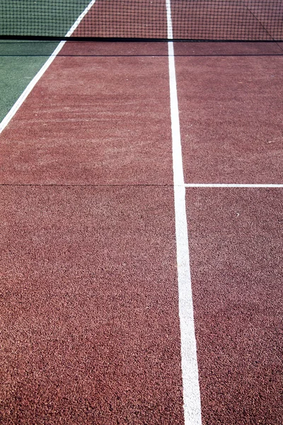 Tennis-Sandplatz — Stockfoto