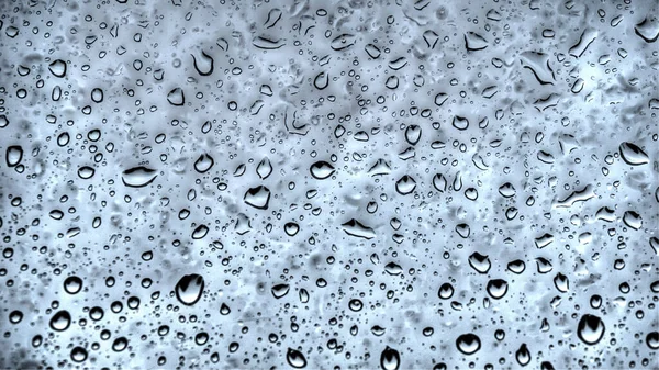 Σταγόνες Νερού Και Σταγόνες Βροχής Ένα Ποτήρι Καθαρότητα Νερού Και — Φωτογραφία Αρχείου