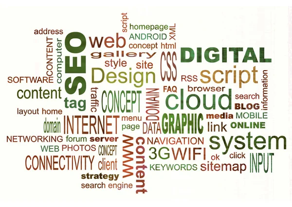Web design poster — Stock Photo, Image