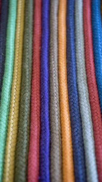 Makro dari kabel warna yang berbeda — Stok Foto