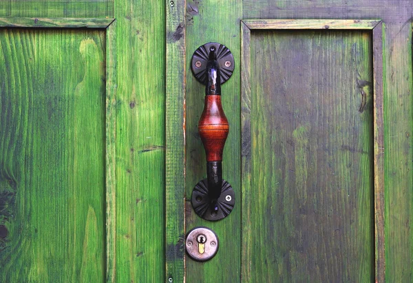 Ancient door handle in Tbilisi,Georgia — Stock Photo, Image