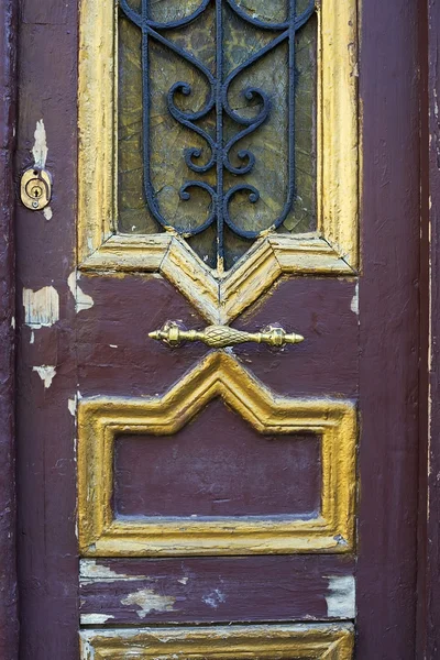 Ancient door handle in Tbilisi,Georgia — Stock Photo, Image