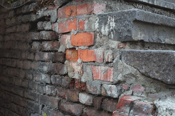 Vieux mur de briques dans le vieux Tbilissi, Géorgie — Photo