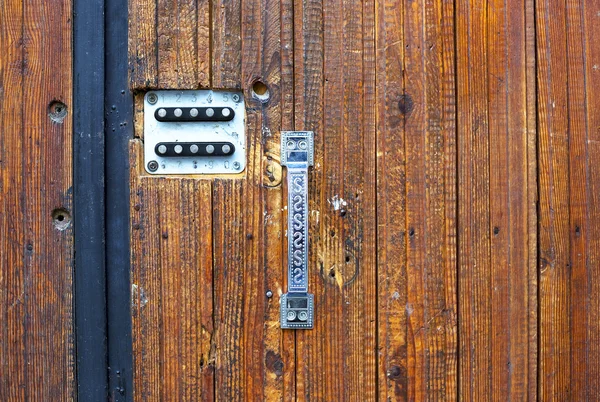 Aluminium dörr knopp med kod, Tbilisi, Georgien — Stockfoto