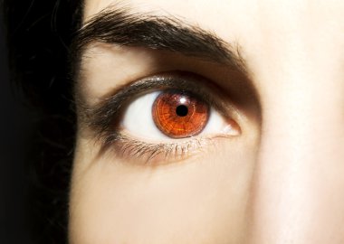 Güzel anlayışlı bakışlar Kahverengi kadın gözleri