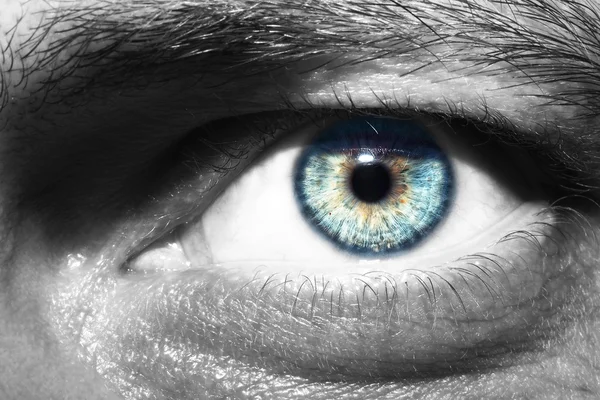 Bild eines schönen, aufschlussreichen Blicks menschliches Auge — Stockfoto