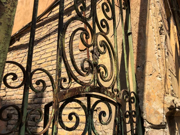 Extérieur Rues Maisons Anciennes Balcons Vieille Ville Tbilissi Géorgie — Photo