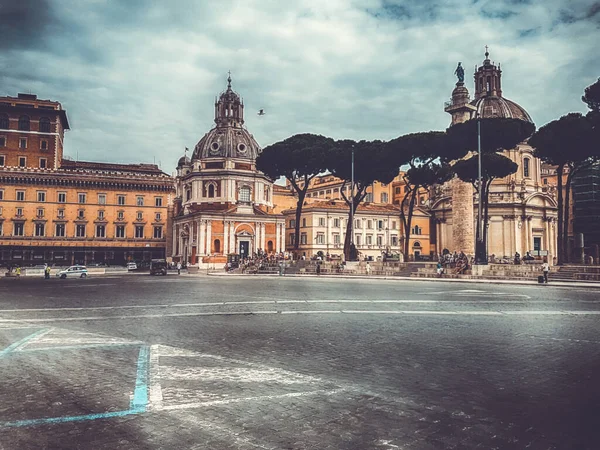 Roma Itália Julho 2018 Arquitetura Romana Vistas Para Cidade Roma — Fotografia de Stock