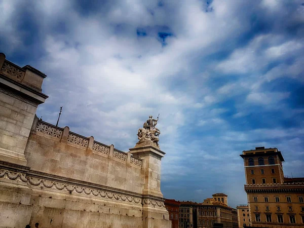 Roma Italia Luglio 2018 Architettura Romana Vista Sulla Città Roma — Foto Stock