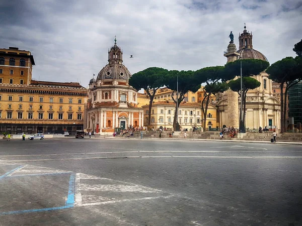 Roma Italia Luglio 2018 Architettura Romana Vista Sulla Città Roma — Foto Stock