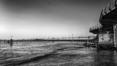 Venedik, İtalya 18 Temmuz 2018 Venedik mimarisi ve kanalları Venedik, İtalya.