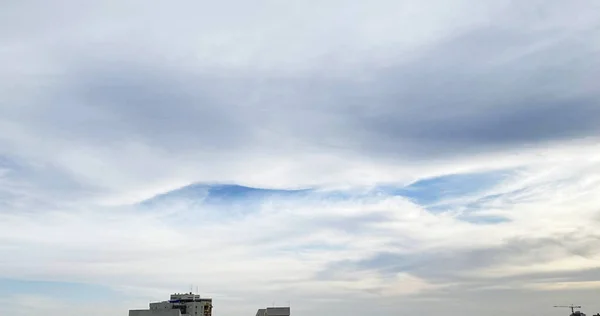 Облачное Небо Над Городом Скоро Будет Дождь Высокое Качество Фото — стоковое фото