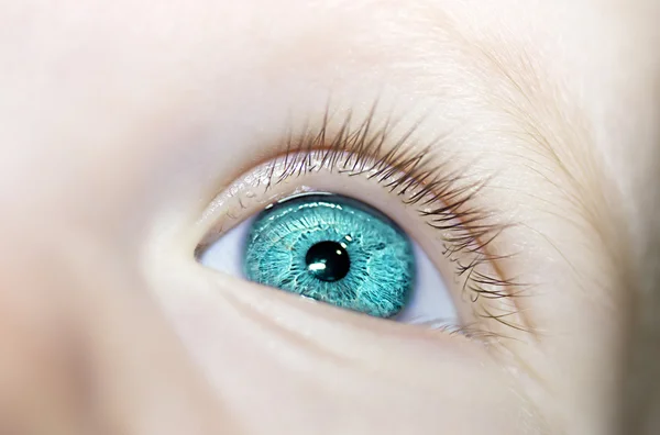 Insightful look  eyes boy — Stock Photo, Image