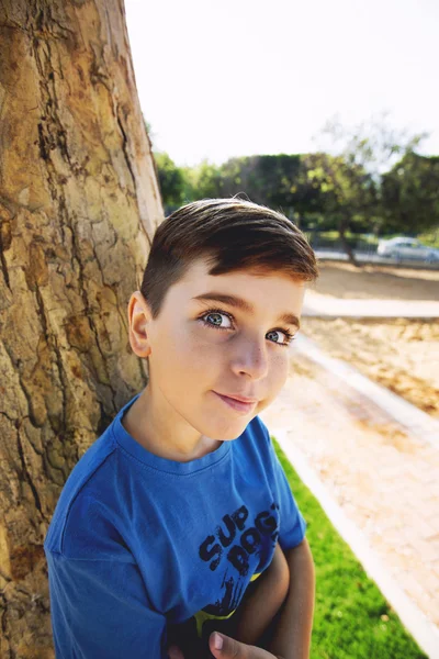 Close up portrait of a handsome boy — Stock Photo, Image