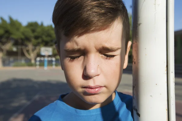 Close up portrait of a handsome boy — Stock Photo, Image