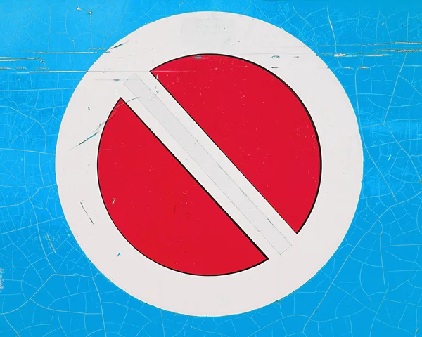 No Parking Sign — Stock Photo, Image