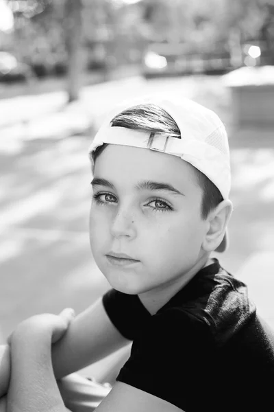 Close up portrait of a handsome boy — Stock Photo, Image