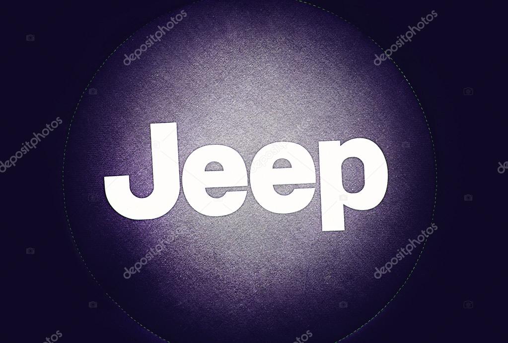 Tel - Aviv, Israel - October 19, 2015: Close-up of Jeep logo on October 19, 2015 in Tel - Aviv, Israel. Jeep is a brand of American automobiles