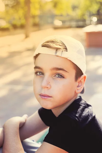 Close up portrait of a handsome boy — Stock Photo, Image