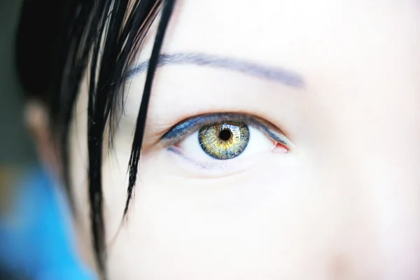 Beaux yeux regard perspicace — Photo