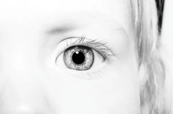 Hermosa mirada perspicaz ojos — Foto de Stock