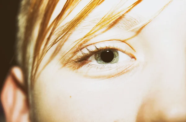 Beautiful insightful look  eyes — Stock Photo, Image