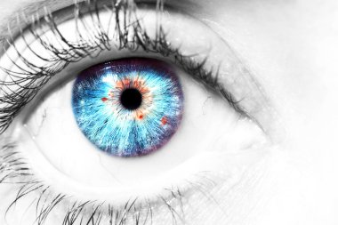 Anlayışlı güzel bakmak kadının gözleri