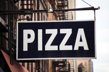 Pizza mağaza işareti