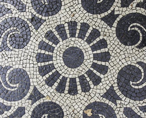 Mosaico pedra chão — Fotografia de Stock