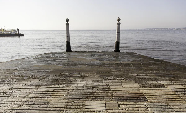 Plaza do comercio en Lisboa — Foto de Stock