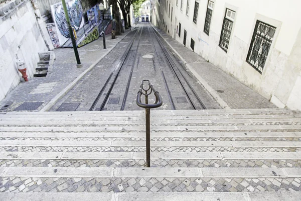Lisbon antike treppe — Stockfoto
