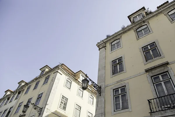 Zabytkowa fasada hotelu Lisbon — Zdjęcie stockowe