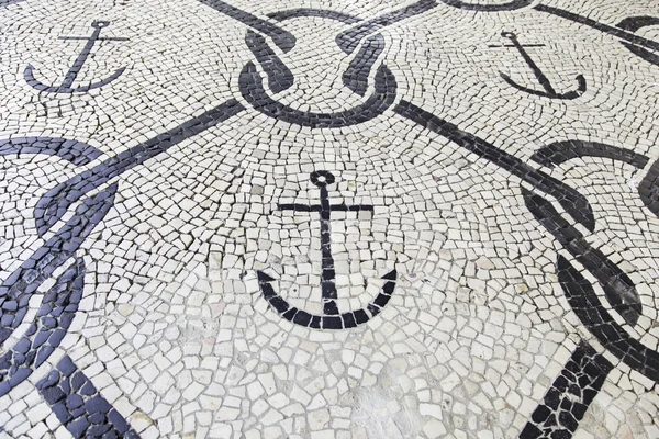 Sol en mosaïque, détail, fond — Photo