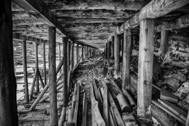 Tuz çıkarmak için eski yapıların ayrıntıları