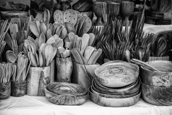 Detalle Artesanía Tradición Objetos Para Comer — Foto de Stock