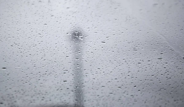 Detalhe Chuva Frio Dia Inverno — Fotografia de Stock