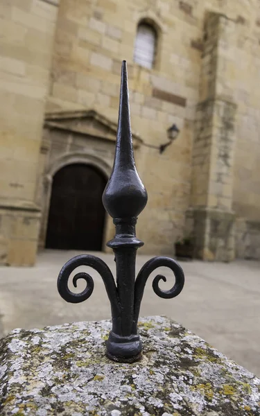 Detalle Decoración Hierro Forjado Antiguo Artesanía Metálica — Foto de Stock