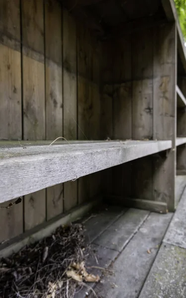 Detail Old Wooden Furniture Dirty Damaged — Stock Photo, Image