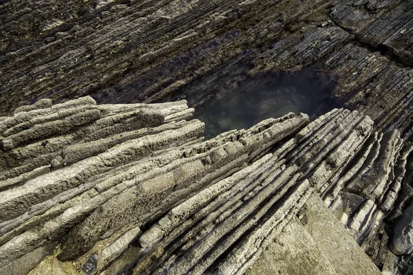 Detail Der Berühmten Felsformation Strand Erosion Und Natur Touristenattraktion — Stockfoto